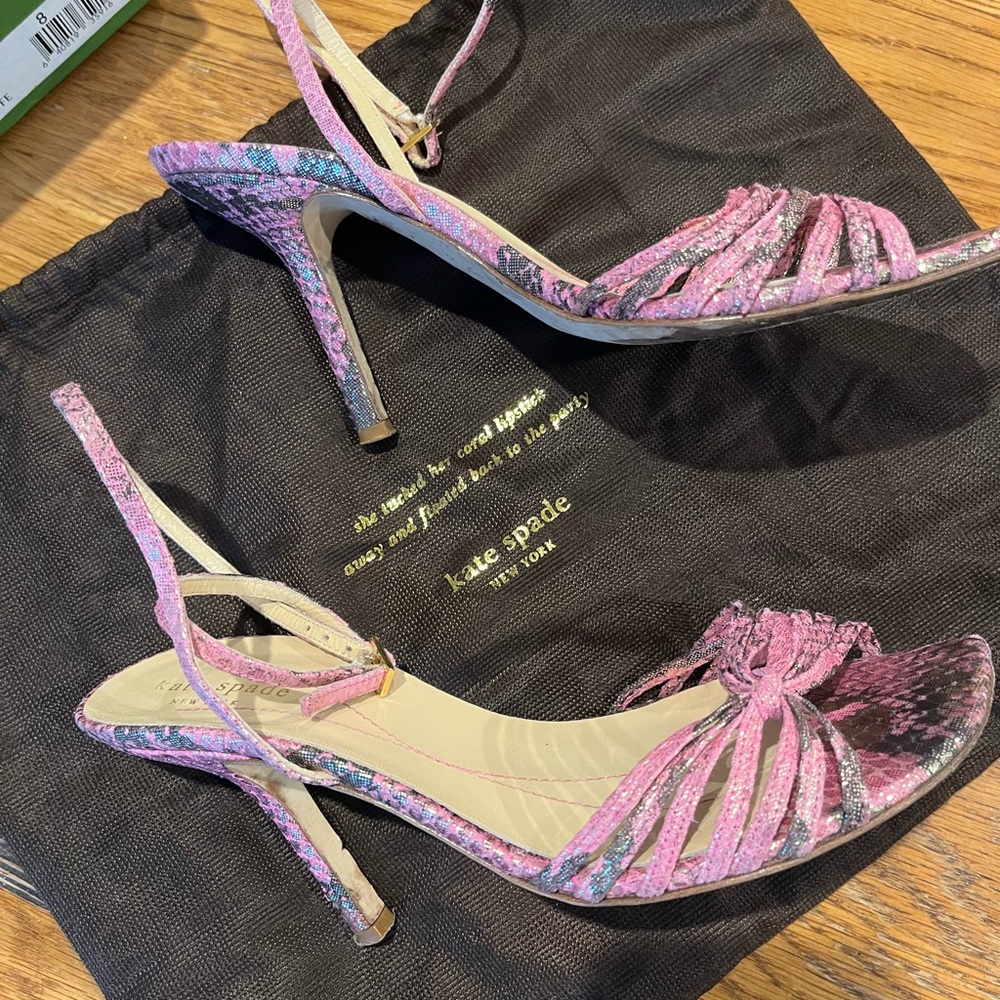Kate Spade Strappy Heels size 8